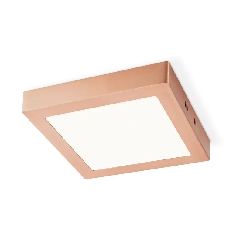 LED plafondlamp Ska vierkant 22,5 de Home Sweet Home en Cuivre – photo produit