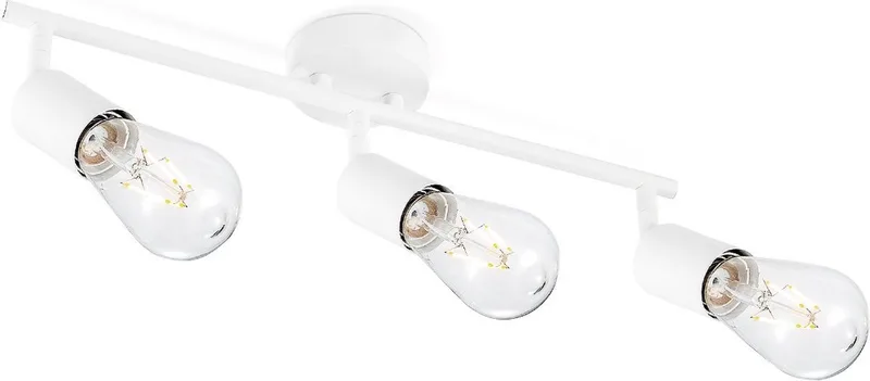 Moderne LED Opbouwspot Mello - 45.5/11.5/16cm - 3 lichts plafondspot - Dimbaar - inclusief LED lichtbron - E27 fitting - 4W by Home Sweet Home in White – product photo