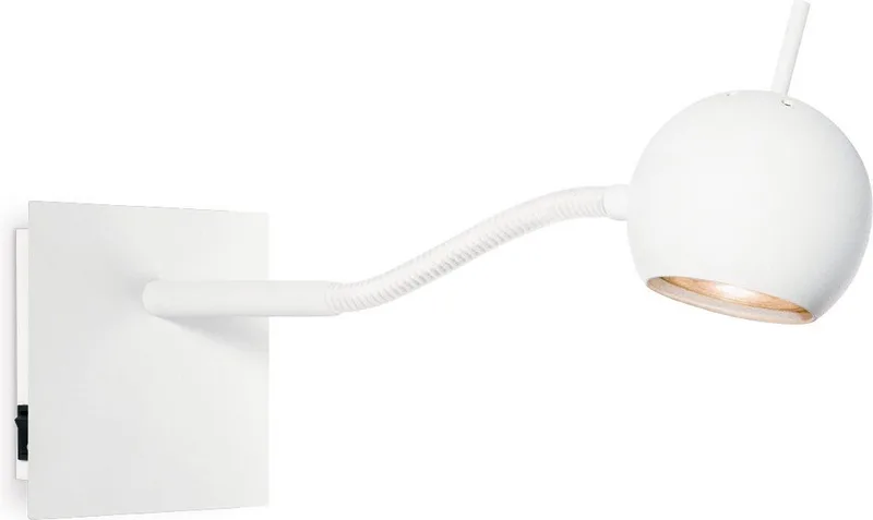 Moderne LED Wandspot Bollo - 11.5/11.5/35cm - wandlamp - Dimbaar - inclusief LED lichtbron - GU10 fitting - 5W 390lm 3000K de Home Sweet Home en Blanc – photo produit