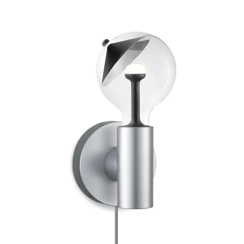 Move Me wandlamp Wally - Umbrella 5,5W - zwart zilver de Home Sweet Home en Gris – photo produit