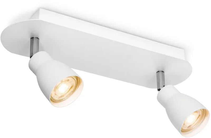 plafondspot Alba 2 - 2 x GU10 - zonder lichtbronnen fra Home Sweet Home i Hvid – produktbillede