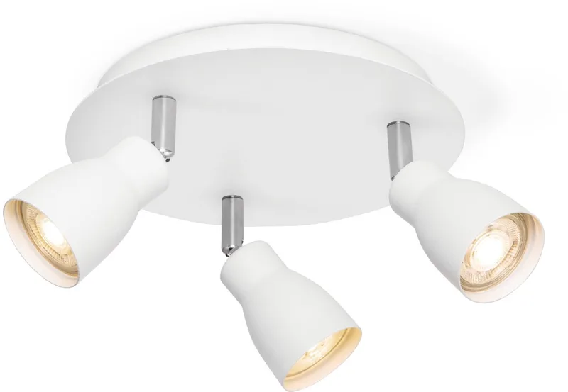 plafondspot Alba 3 - 3 x GU10 - zonder lichtbronnen van Home Sweet Home in Wit – productfoto