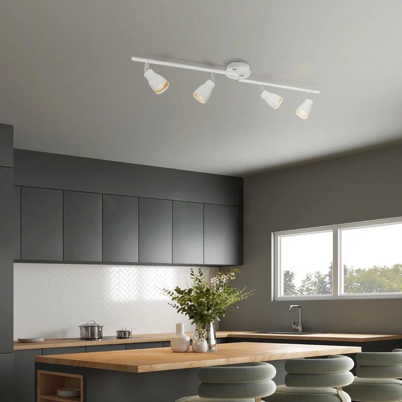 plafondspot Alba 4 - 4 x GU10 - zonder lichtbronnen van Home Sweet Home in Wit – productfoto