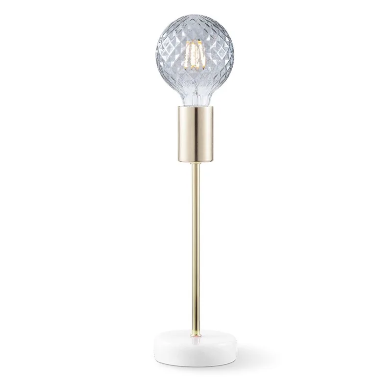 tafellamp Cava Marble - marmer/goud von Home Sweet Home in Gold – Produktfoto