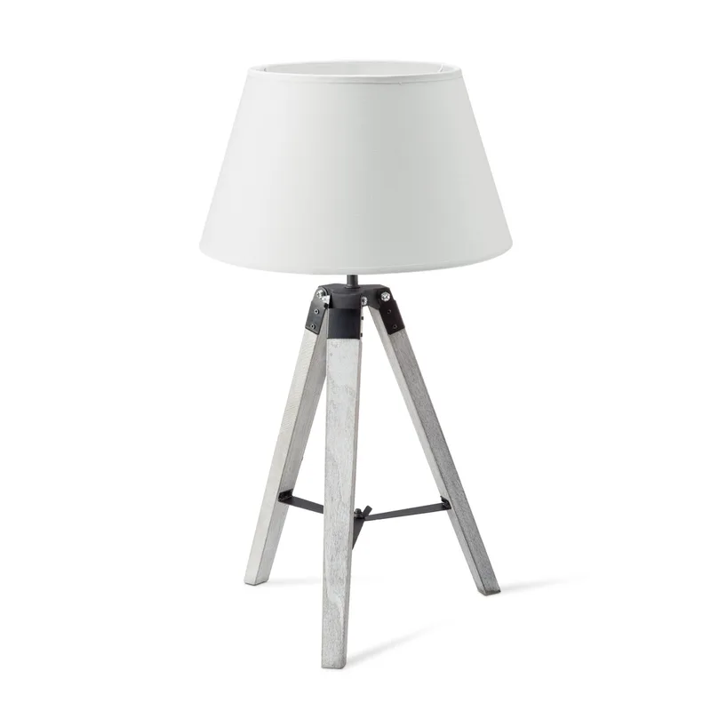 tafellamp Dia wit & lampenkap Largo - wit de Home Sweet Home en Blanc – photo produit