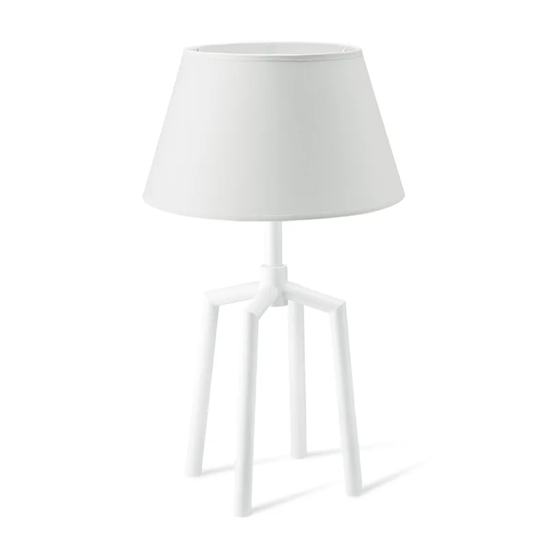 tafellamp Spinn wit & lampenkap Largo - wit de Home Sweet Home en Blanc – photo produit