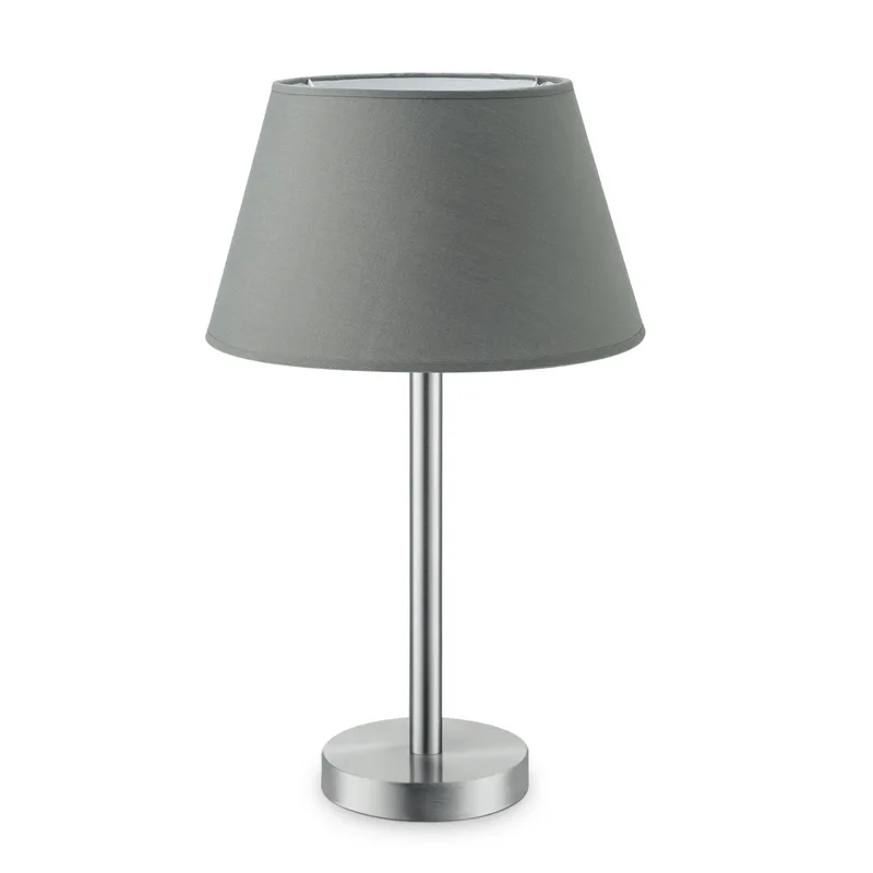 tafellamp Stick & lampenkap Largo - antraciet de Home Sweet Home en Gris – photo produit