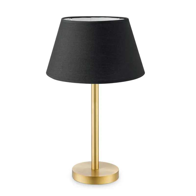 tafellamp Stick messing & lampenkap Largo de Home Sweet Home en Noir – photo produit