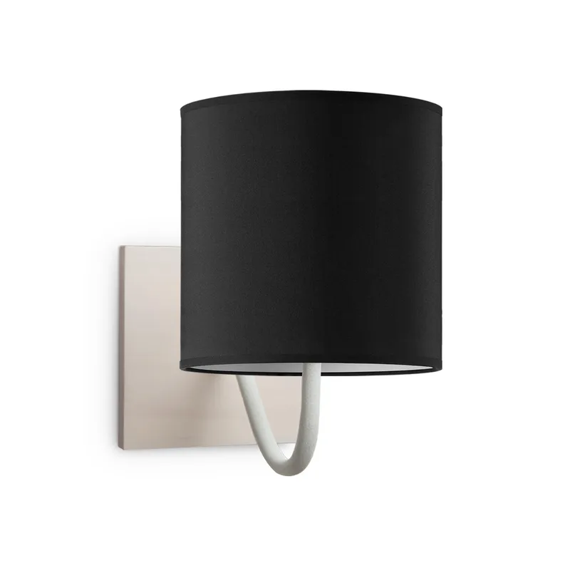 wandlamp beach bling Ø 16 cm von Home Sweet Home in Schwarz – Produktfoto