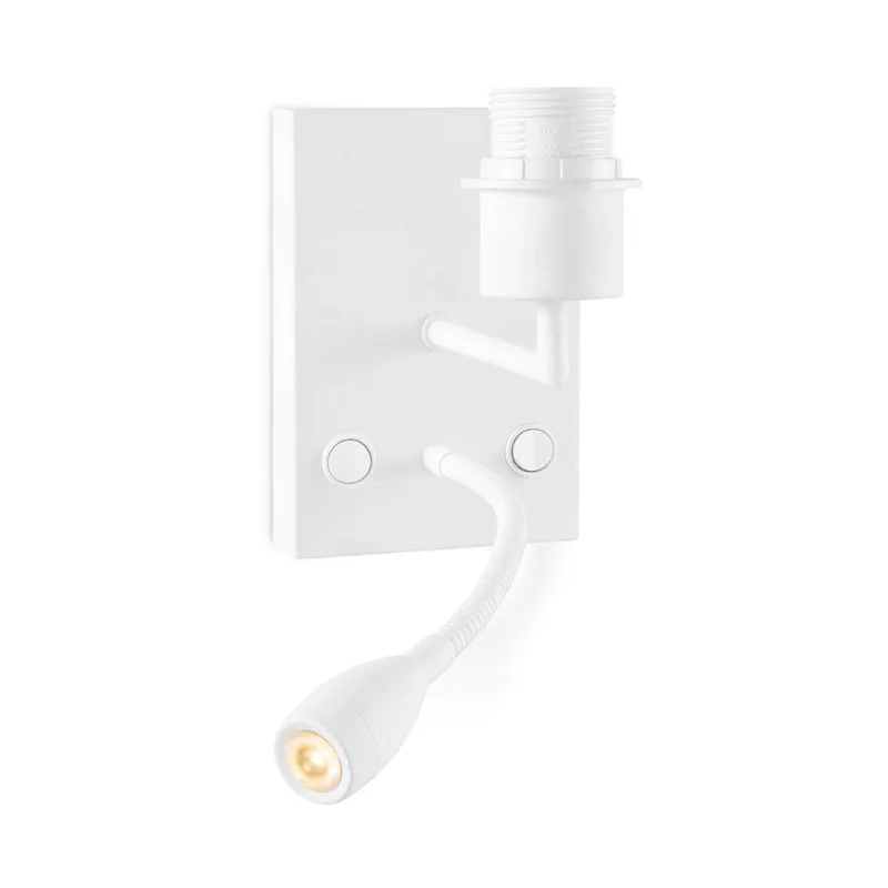 wandlamp met leeslamp Read van Home Sweet Home in Wit – productfoto