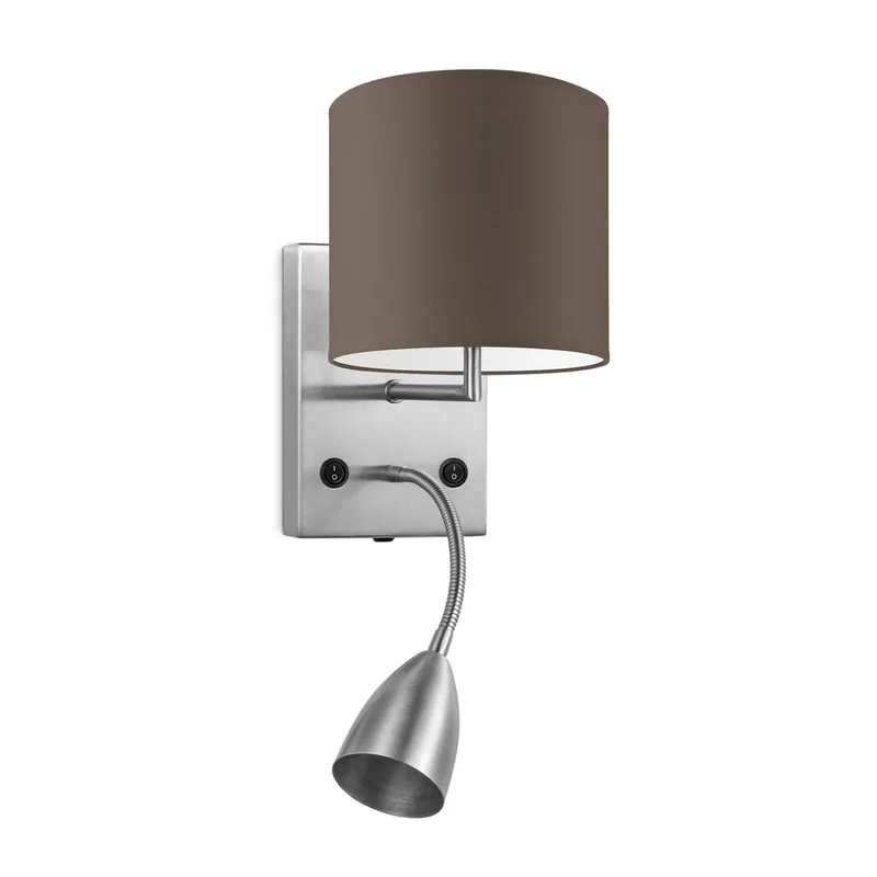 wandlamp read bling Ø 16 cm de Home Sweet Home en Taupe – photo produit