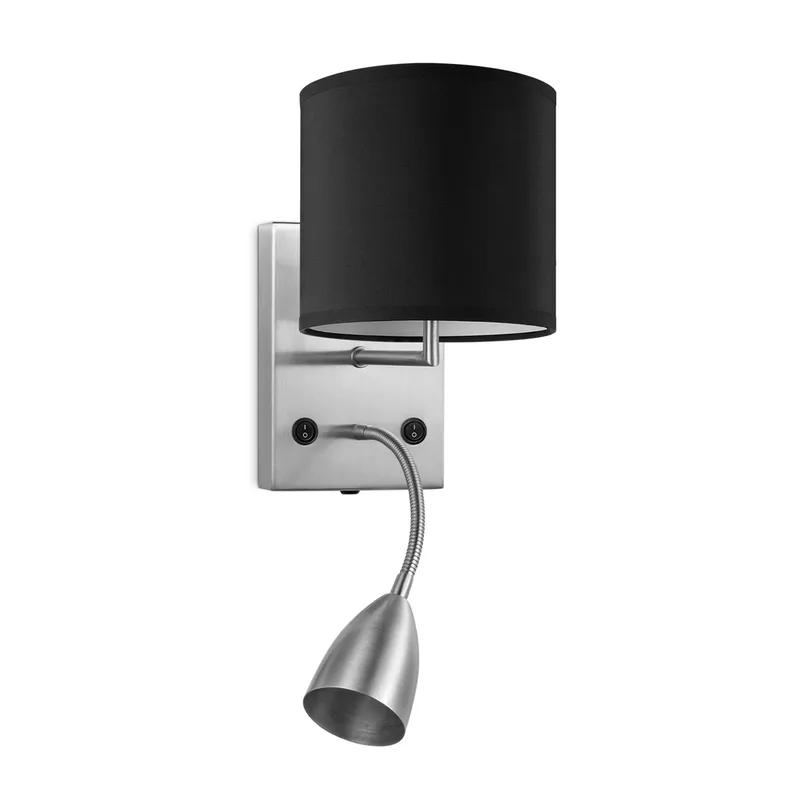 wandlamp read bling Ø 16 cm de Home Sweet Home en Noir – photo produit