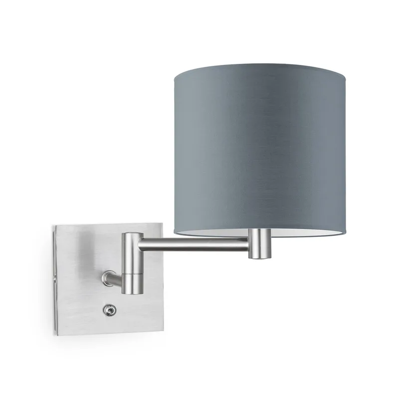wandlamp Swing Bling Ø 20 cm - lichtgrijs von Home Sweet Home in Grau – Produktfoto