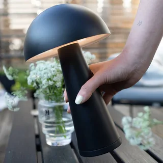 Accu-tafellamp Fungi voor buiten de Markslöjd en Noir – photo produit 3 sur 4