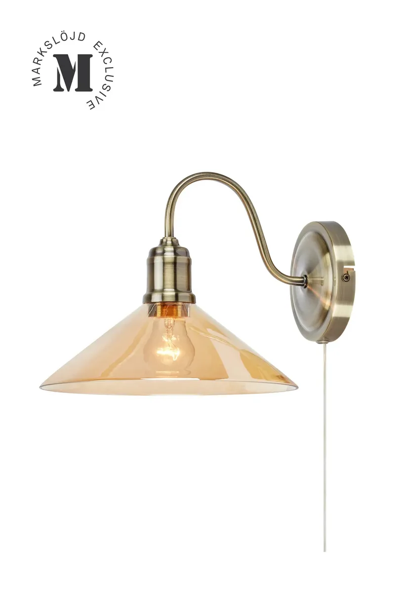 Astra Wandleuchte Bernstein by Markslöjd – product photo