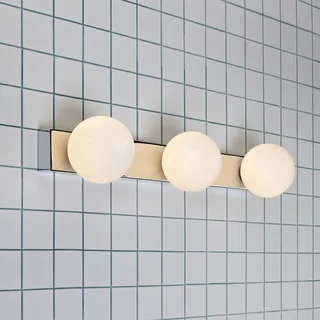 Mini 3 Applique Murale IP44 Chrome/Blanc de Markslöjd en Chrome, Blanc – photo produit 2 sur 3