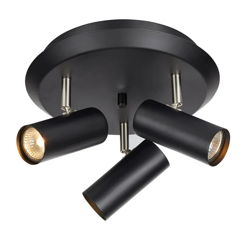 Barcelona Plafondlamp 3L Black de Markslöjd – photo produit