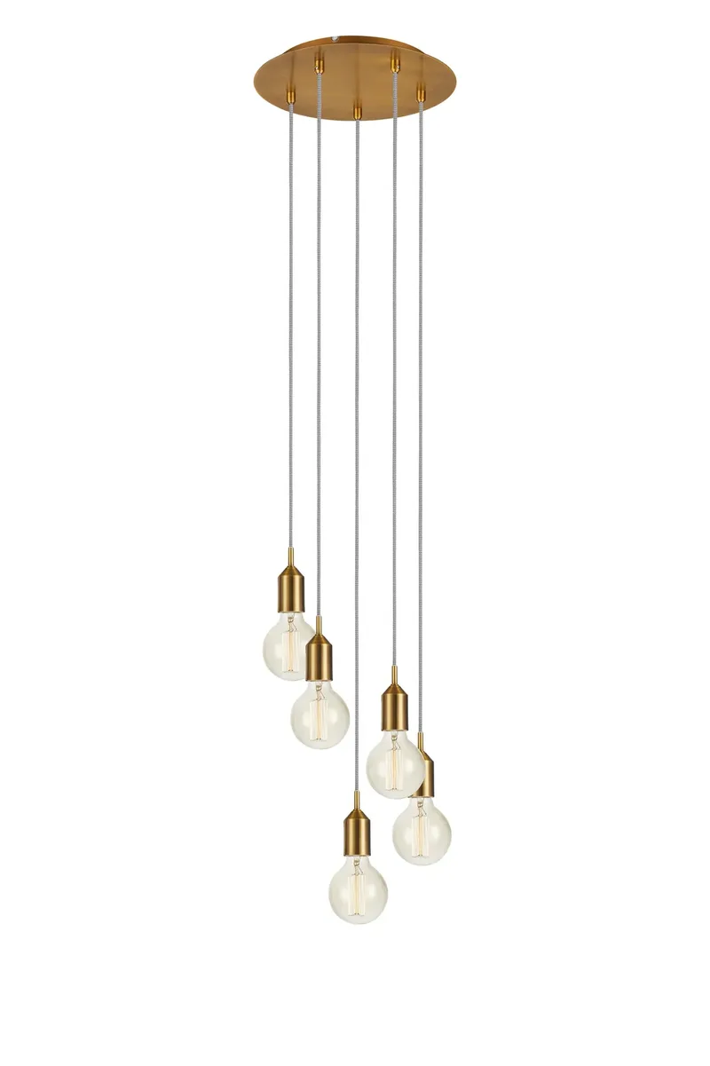 Bronx Deckenlampe Bronze 5 Lampen Runde van Markslöjd – productfoto