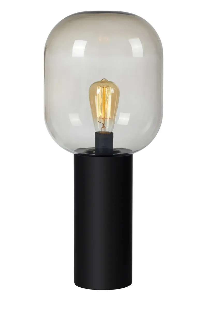 Brooklyn Tischlampe Schwarz/Rauch 56 cm fra Markslöjd – produktbillede