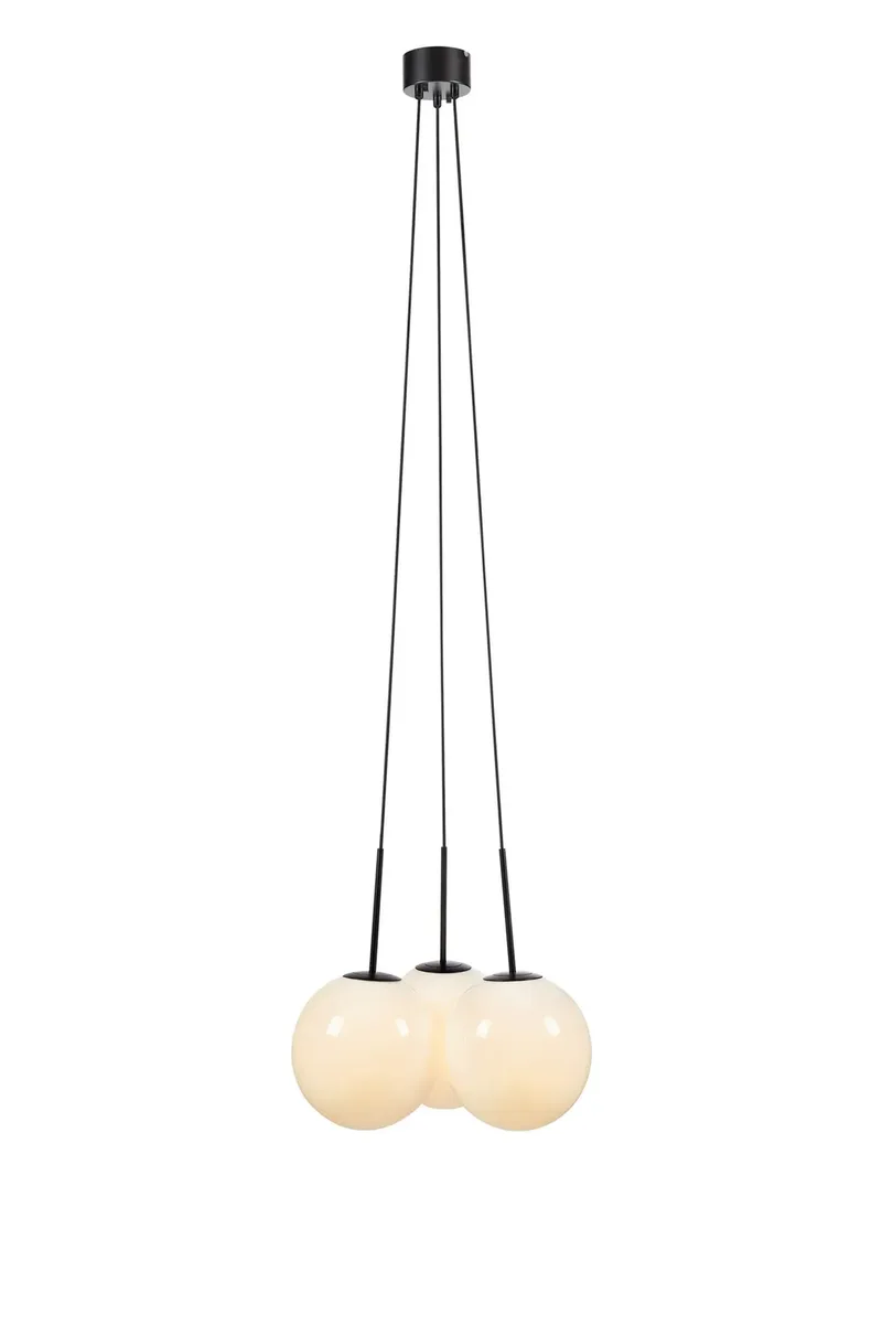 Dione Deckenlampe Schwarz/Weiß Runde fra Markslöjd – produktbillede