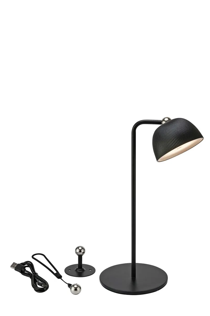 Diverse Wiederaufladbar Tischlampe Schwarz 3-in-1 by Markslöjd – product photo