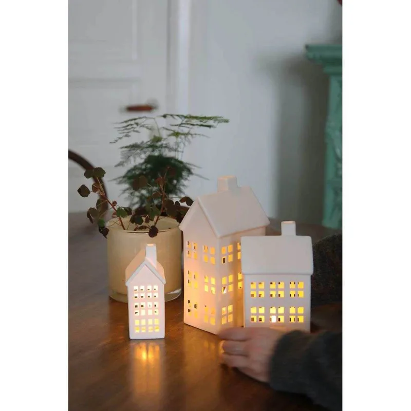 Eton Decoration Taffellamp 3 pcs. White de Markslöjd – photo produit