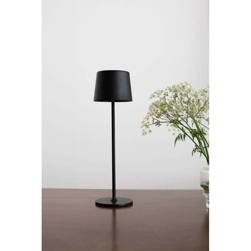 Fiore Wiederaufladbar Tischlampe Schwarz von Markslöjd – Produktfoto