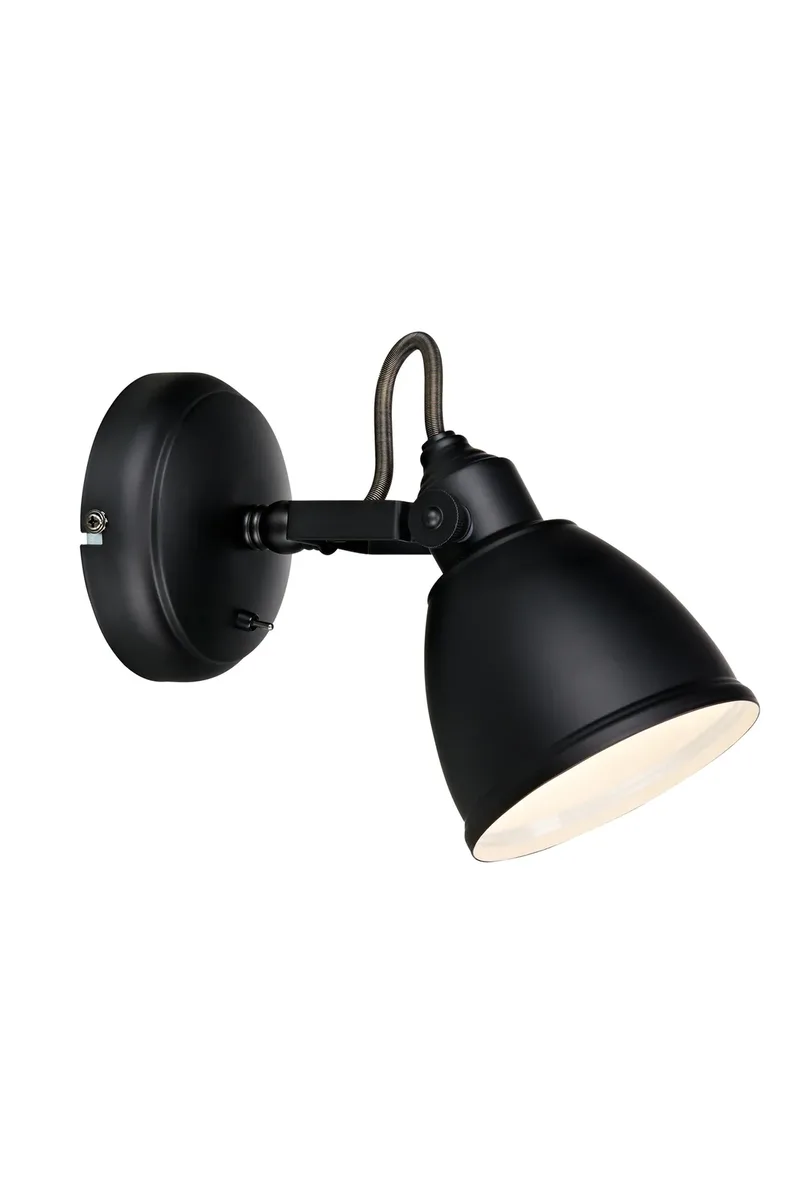 Fjällbacka Nachttischlampe Schwarz de Markslöjd – photo produit