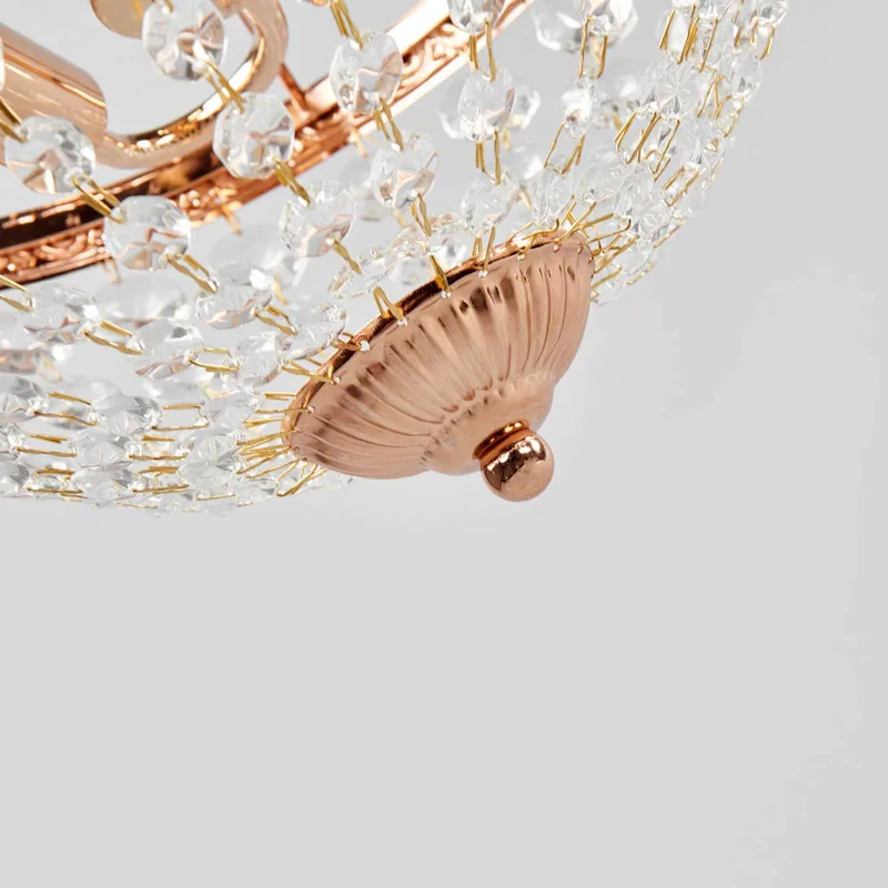 Fraai vormgegeven plafondlamp Hanaskog van Markslöjd in Frans goud, Transparant – productfoto 5 van 5