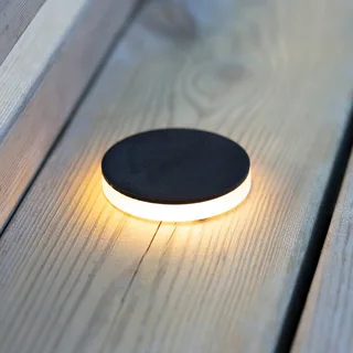 Garden 24 Decklight zwart 3W zijdelings Ø6cm by Markslöjd in Black, Mat – product photo 1 of 2