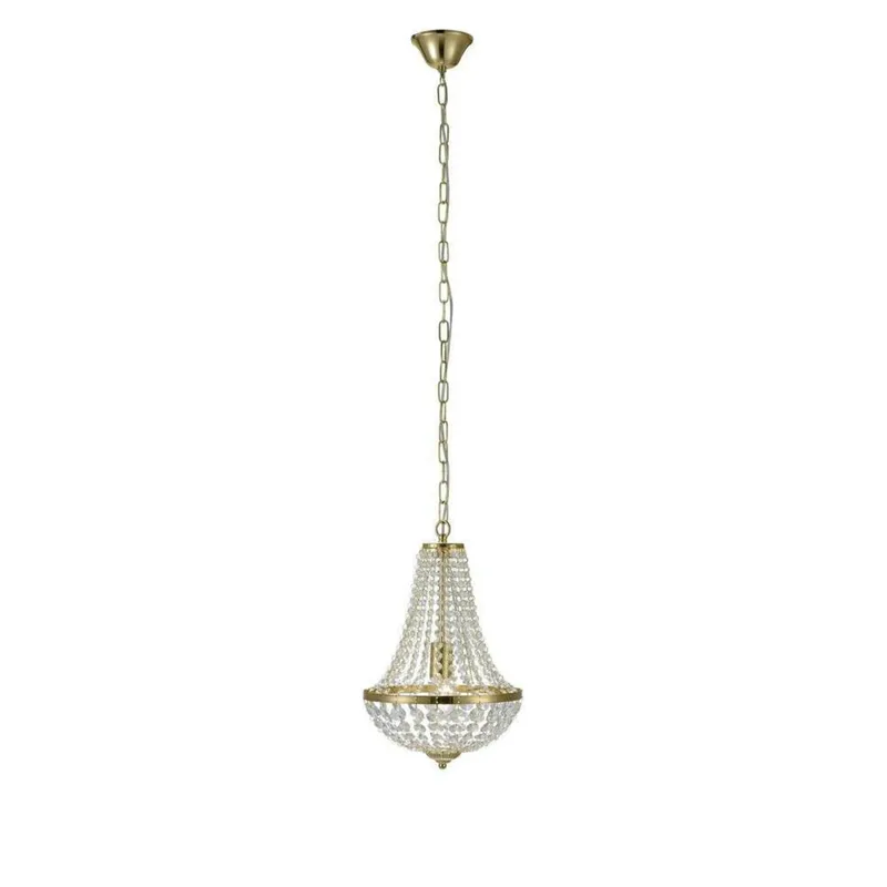 Gränsö 1 Kroonluchter Brushed Brass by Markslöjd – product photo