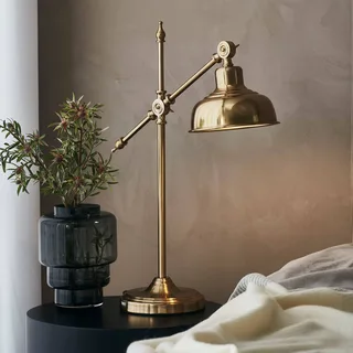 Grimstad tafellamp, antiek ijzer, hoogte 56cm de Markslöjd en Laiton – photo produit 1 sur 3