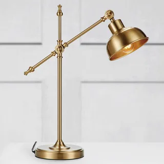Grimstad tafellamp, antiek ijzer, hoogte 56cm de Markslöjd en Laiton – photo produit 3 sur 3