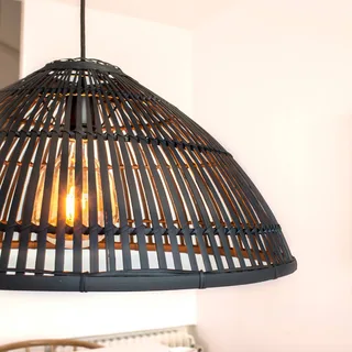 Hanglamp Capello van bamboe by Markslöjd in Black – product photo 3 of 3