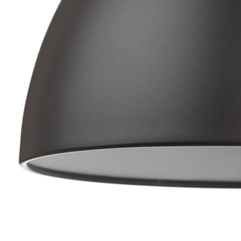 Hanglamp Eagle, zwart, Ø 22 cm, metaal de Markslöjd en Blanc, Marron – photo produit 3 sur 5