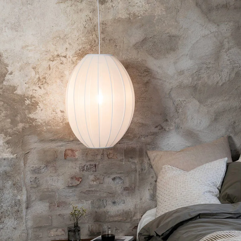 Pendelleuchte Florence, Ø 40 cm, Nylon von Markslöjd in Weiß – Produktfoto 3 von 3
