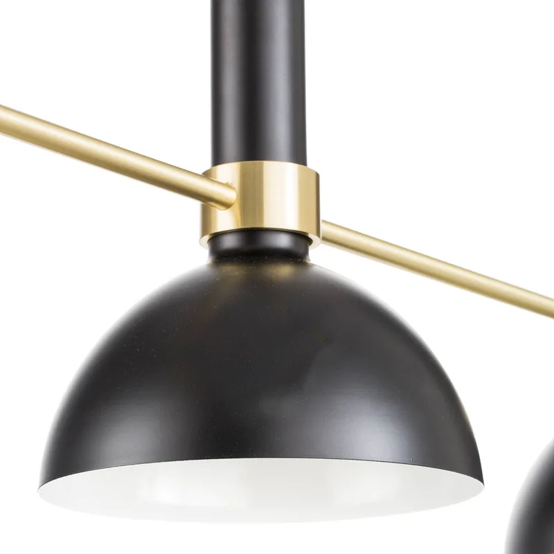 Larry 3 Suspension Black/Brushed Brass de Markslöjd en Noir, Laiton – photo produit 4 sur 5