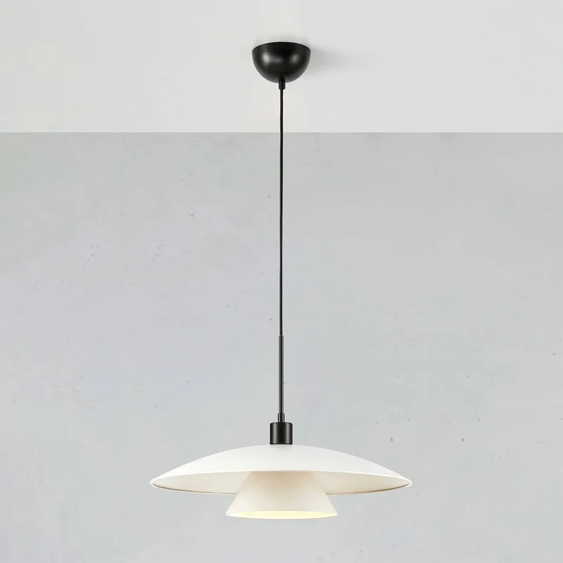 Hanglamp Millinge, metaal, Ø 50 cm van Markslöjd in Wit – productfoto