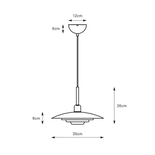 hanglamp Piny, Ø 35 cm, metaal, E27 de Markslöjd en Beige – photo produit 3 sur 3