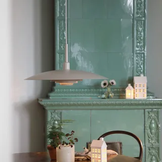 hanglamp Piny, Ø 57 cm, metaal, E27 von Markslöjd in Beige – Produktfoto 2 von 5