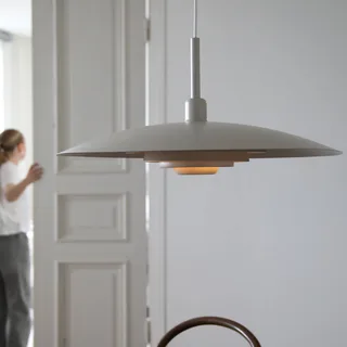 hanglamp Piny, Ø 57 cm, metaal, E27 von Markslöjd in Beige – Produktfoto 5 von 5