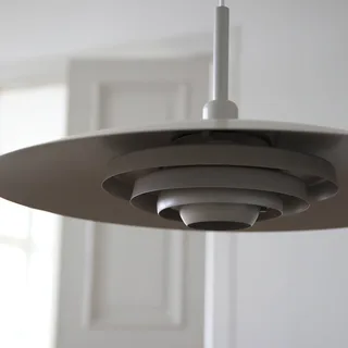hanglamp Piny, Ø 57 cm, metaal, E27 von Markslöjd in Beige – Produktfoto 4 von 5