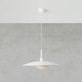 hanglamp Piny, Ø 57 cm, metaal, E27 de Markslöjd en Blanc – photo produit 3 sur 4