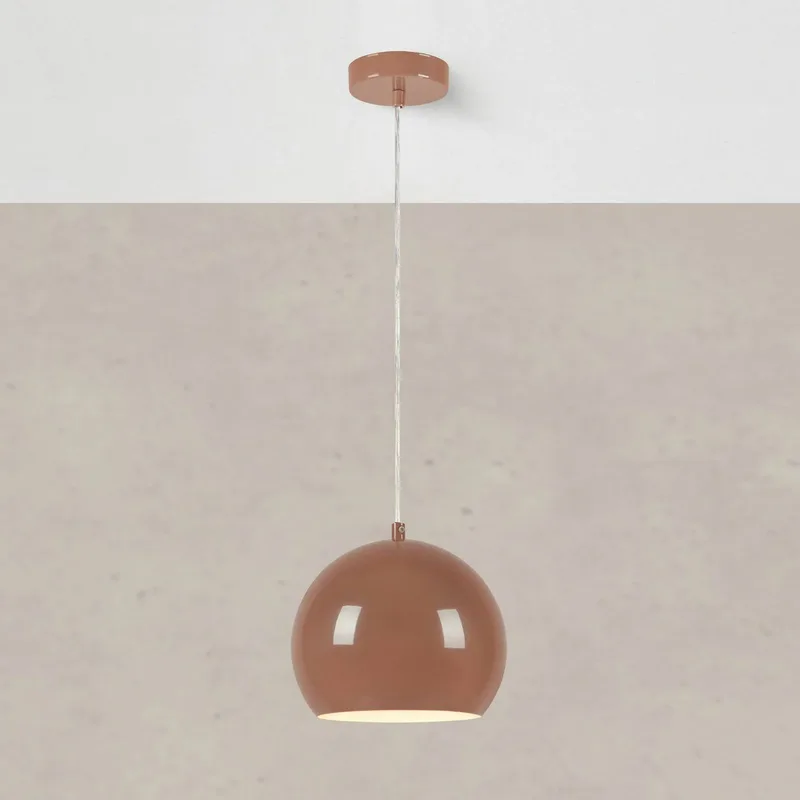 Hanglamp Pop, Ø 20 cm, metaal von Markslöjd in Braun – Produktfoto