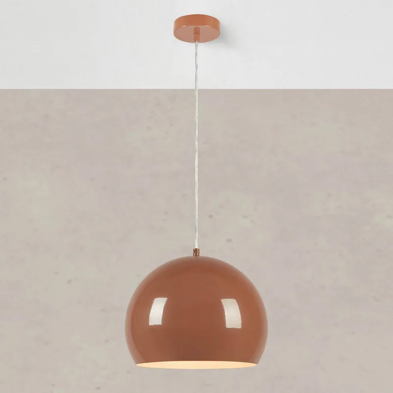 Hanglamp Pop, Ø 28 cm, metaal von Markslöjd in Braun – Produktfoto