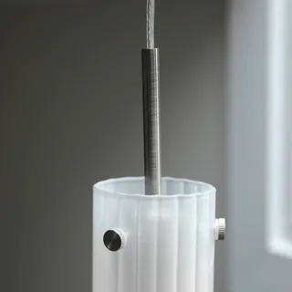 Pendelleuchte Tibia von Markslöjd in Weiß, Nikkel – Produktfoto 4 von 4