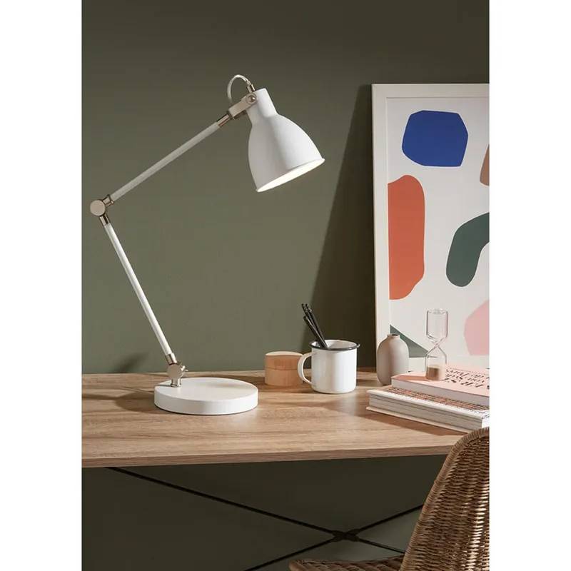 House Lampe de Table White/Steel de Markslöjd – photo produit