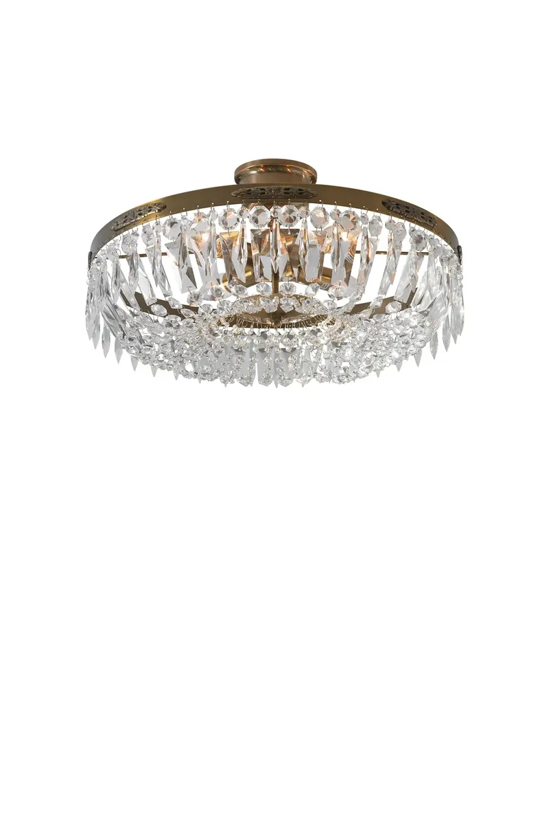 Hovdala Kristall Deckenlampe Antik 48 cm de Markslöjd – photo produit