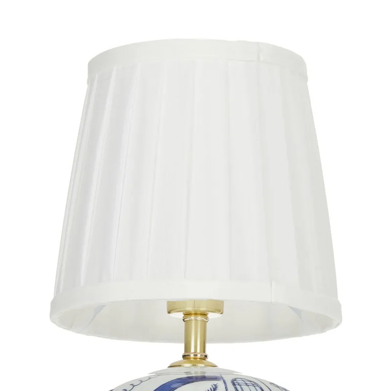 Tischleuchte Göteborg 32,5 cm von Markslöjd in Weiß, Blau, Gold – Produktfoto 1 von 5