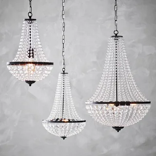 Gränsö 1 Lustre Sandy Black de Markslöjd en Noir, Transparent – photo produit 1 sur 2
